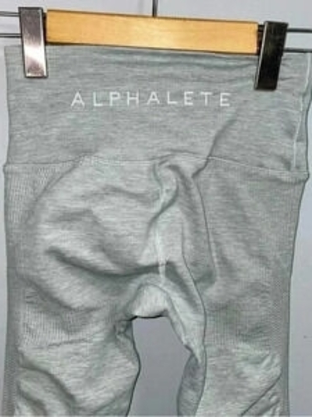 Alphalete Heather Gray Women's High-Rise Leggings - Picture 2 of 5